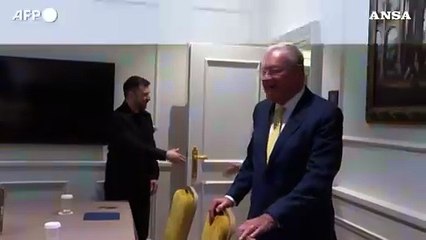 Zelensky incontra a Roma l'inviato Usa Kellogg