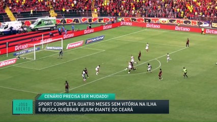 Sport completa quatro meses sem vitória na Ilha e busca quebrar jejum diante do Ceará