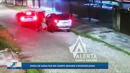 Onda de assalto em Campo Grande e na Encruzilhada