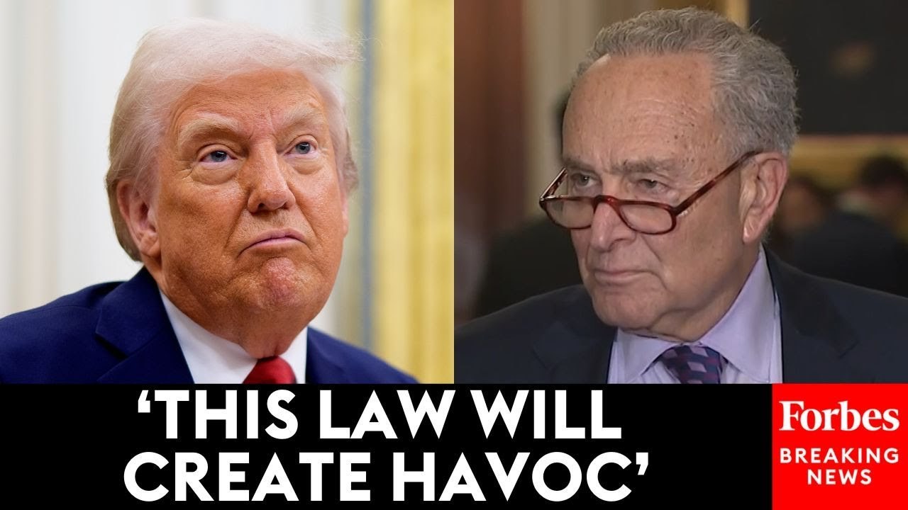 Chuck Schumer Assails President Trump And Republicans Over The Big Beautiful Bill