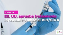 EE. UU. aprueba tratamiento inyectable contra el VIH/SIDA