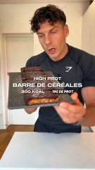 Barre de céréales hyperprotéinées 🥜