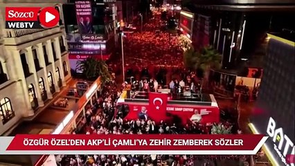 Özgür Özel'den AKP'li Çamlı'ya zehir zemberek sözler!