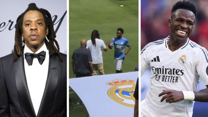 Mundial de Clubes: Choque de estrellas, Vinícius Jr. y Jay Z se saludan previo a la semifinal del Real Madrid ante el PSG