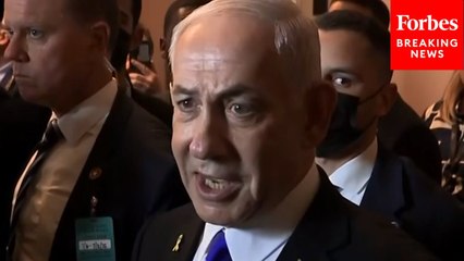 PM Netanyahu Speaks To Press In The Capitol, Says Reported 'Tension' With Trump Is 'Folly'