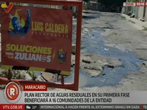 Inicia en Maracaibo la primera fase del Plan Rector de Atención a las Aguas Servidas