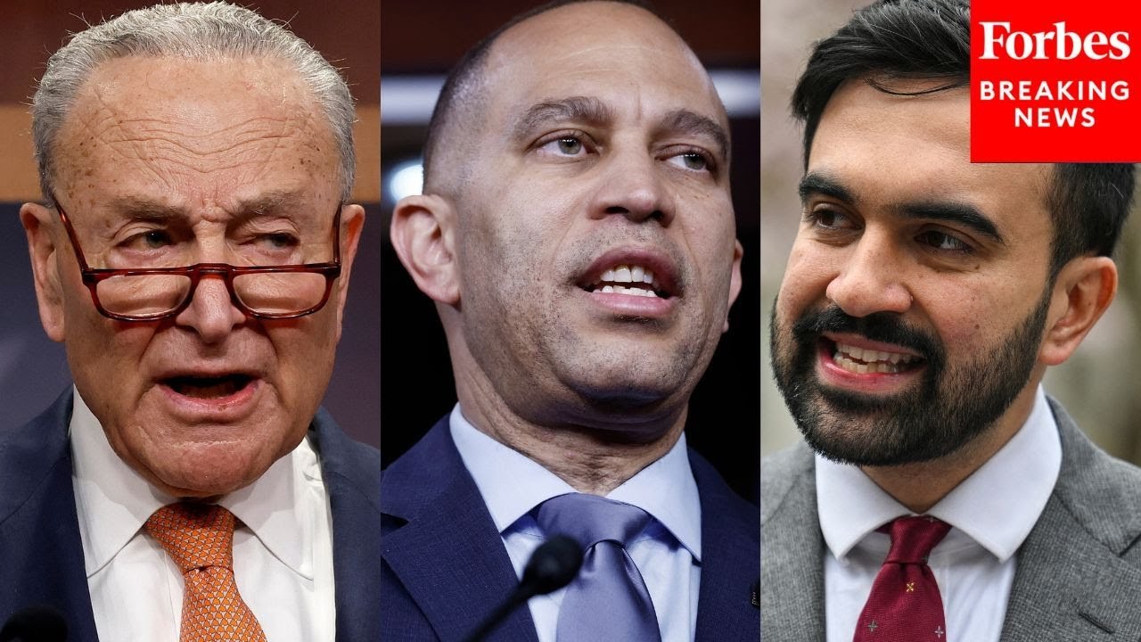 Chuck Schumer Asked About Zohran Mamdani Allies Threatening Hakeem Jeffries With A Primary