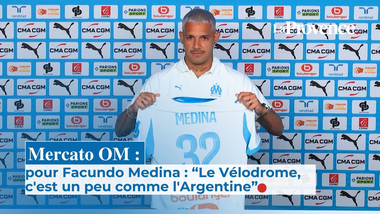 "Le Vélodrome, c'est un peu comme l'Argentine", à peine arrivée Medina est déjà comme à la maison