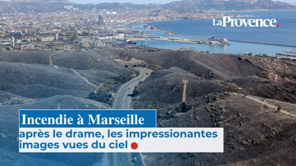 Les impressionnantes images de l'incident à Marseille, vu du ciel