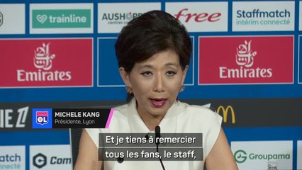 Lyon - Michele Kang reconnaissante envers la DNCG : “Le vrai travail commence maintenant”