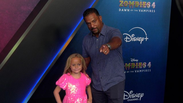 Alfonso Ribeiro Zombies 4: Dawn of the Vampires Premiere Blue Carpet