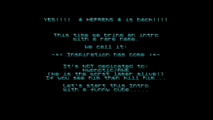 Amiga Intro Inspiration Has Come by Kefrens (1992)