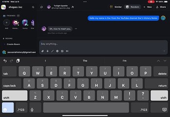 Chat with Twilight Sparkle AI on Your iPad ✨