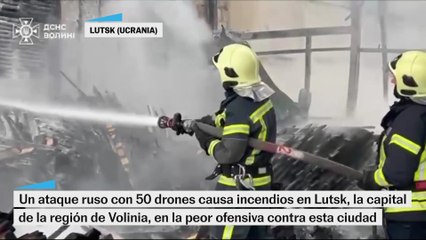 Rusia utiliza más de 700 drones en otro bombardeo masivo sobre Ucrania
