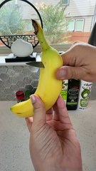Cómo cortar una banana correctamente