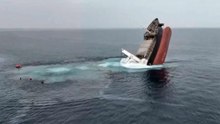 動画：貨物船「Eternity C」、フーシ派の攻撃を受け紅海で沈没