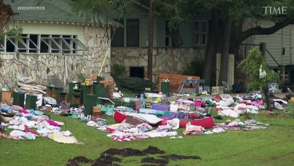 Searchers in Helicopters and on Horseback Comb Texas Flood Debris for Missing People