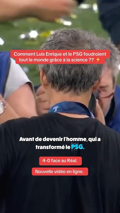 Comment Luis Enrique foudroie tous ses adversaires ?? ⚡️