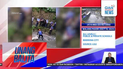 Bangkay ng babae, natagpuang palutang-lutang sa sapa sa Brgy. dela Paz | Unang Balita
