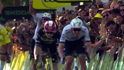 Cápsula Deportiva Tadej Pogacar gana en Ruan, su victoria 18 en el Tour y la 100 como profesional.