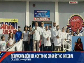 Falcón | Gobierno Nacional reinauguró el CDI "Dr. José Ramón Jatem" en el municipio Carirubana
