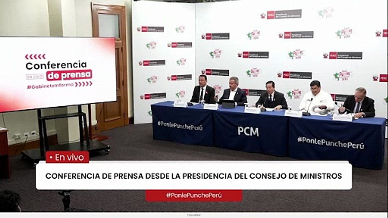 Premier Arana rechaza bloqueos en carreteras: "No vamos a permitir una acción de esta naturaleza"