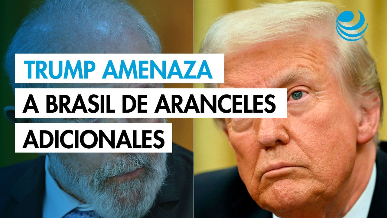 Trump amenaza a Brasil aranceles adicionales porque "no ha sido bueno" con Estados Unidos