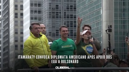 Itamaraty convoca diplomata americano após apoio dos EUA a Bolsonaro