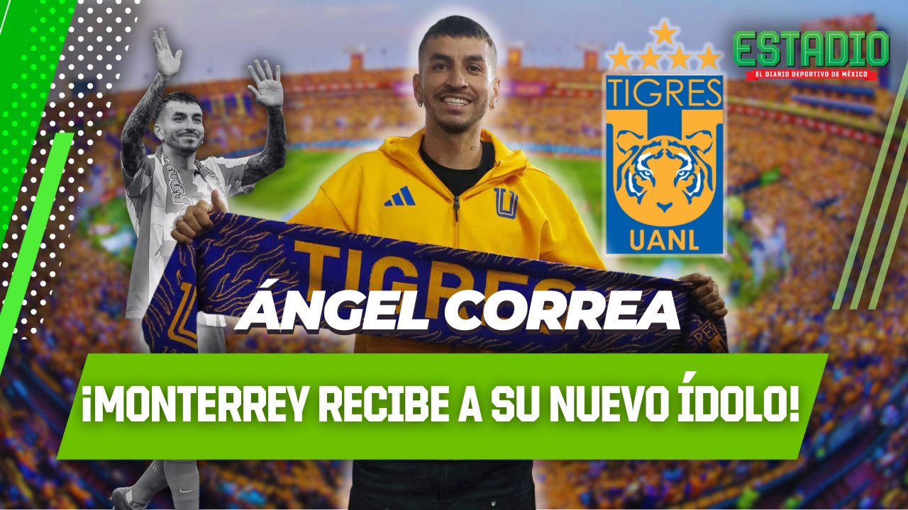 ¡LOCURA en Monterrey! Ángel Correa ya es Tigre y desata la fiesta en el aeropuerto 🐯🔥