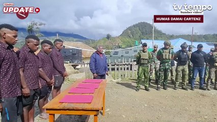 Melihat Empat Anggota KKB Papua Ikrar Setia ke NKRI