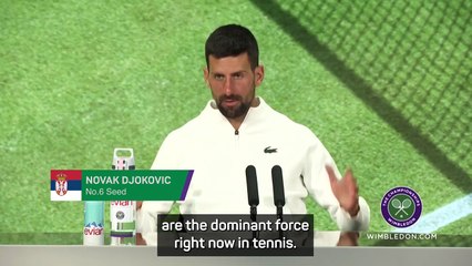 Djokovic eyes 'dominant' Sinner and Alcaraz