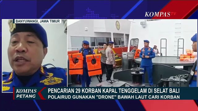 Polairud Gunakan Drone Bawah Laut Cari Korban Kapal Tenggelam di Selat Bali, Sudah Ada Hasilnya?