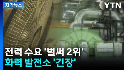 [자막뉴스] 전력 수요 폭증...'역대 2위'에 화력 발전소 긴장 / YTN
