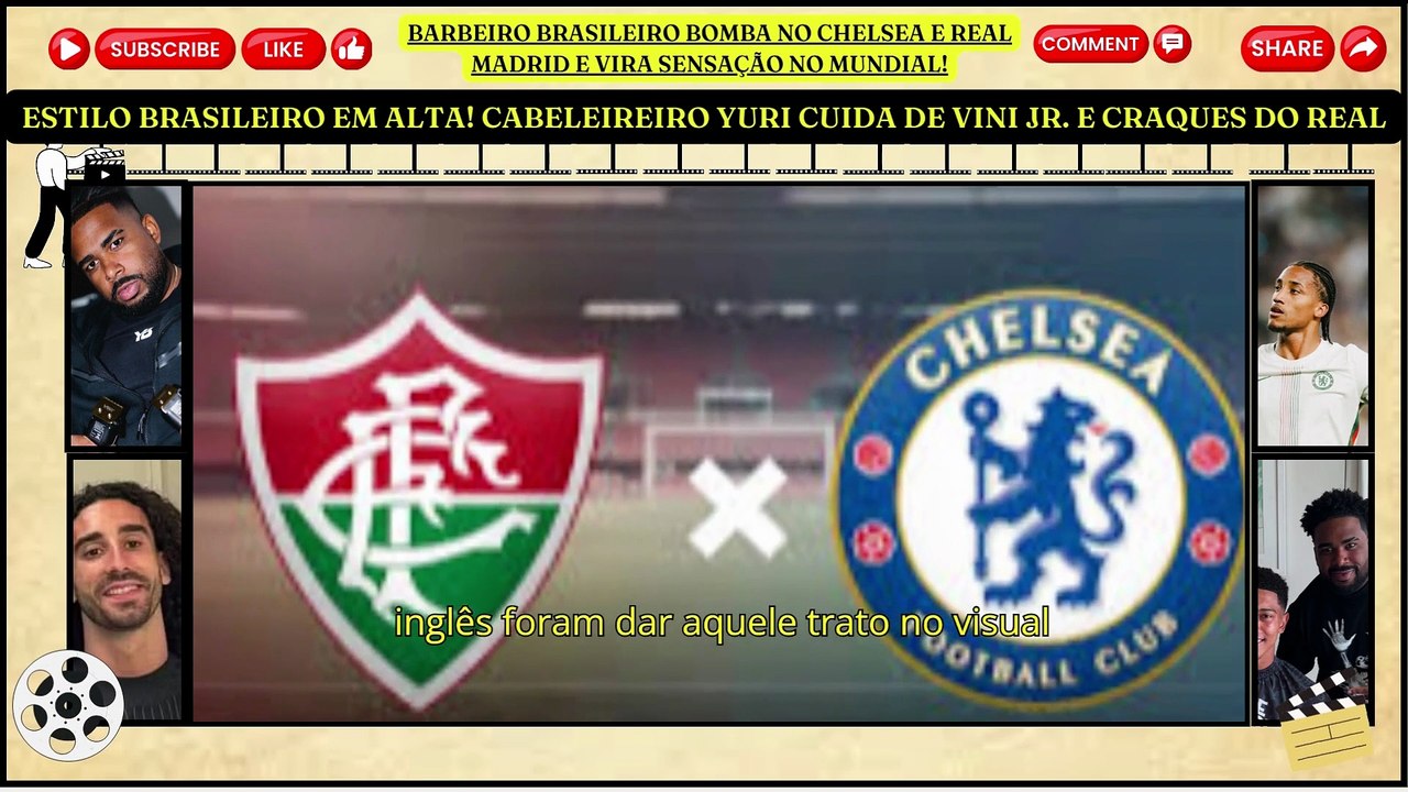 DOS GRAMADOS AO ESTILO: #YURIBARBER, O MESTRE DAS TESOURAS DO #CHELSEA E #REALMADRID, ABRE O JOGO!Notícias 100 notícias dos Famosos