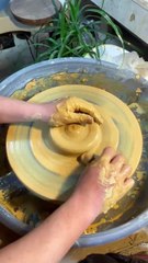 Pottery Basic Beginner Easy Double Flower Mouth Plate