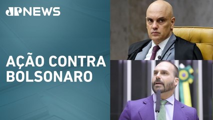 Moraes afirma que Eduardo Bolsonaro interfere em processo na corte