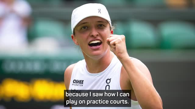 Swiatek not playing with a point to prove ahead of Wimbledon semi-final