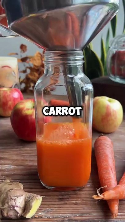 What if a woman drank apple and carrot for 1 week #health