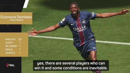 Dembele 'far and away above other players' - Enrique on Ballon d'Or