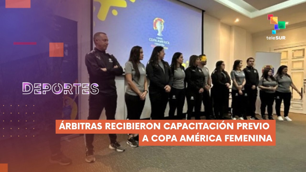 Se preparan árbitras que pitarán durante la Copa América Femenina de Fútbol DEPORTES TE LO CUENTO 09-07-2025