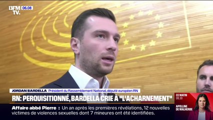 Perquisition au RN: Jordan Bardella crie à “l’acharnement”