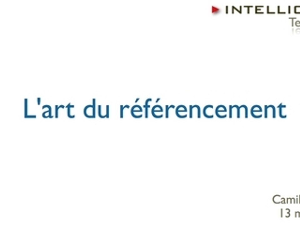 Search Engine Optimization - L’art du référencement web