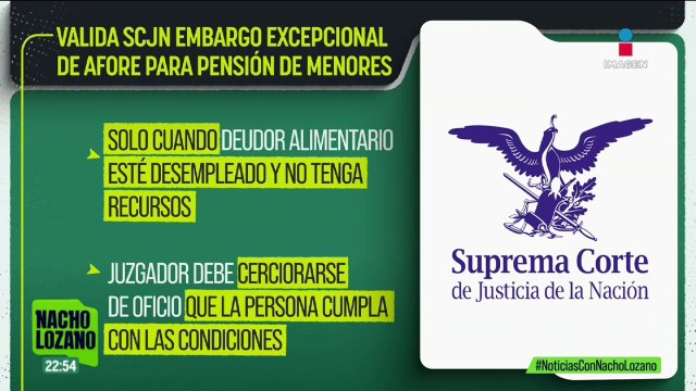 Suprema Corte avaló embargo de Afore a deudores alimentarios sin ingresos ni bienes