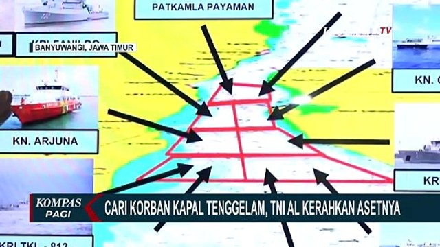 Kerahkan Asetnya Cari Korban Kapal Tenggelam di Selat Bali, TNI AL Ungkap Kendala Pencarian Korban