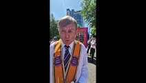 Ex-MLA Fraser Agnew at Belfast Twelfth 2025