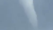 La tormenta deja mangas marinas en Alicante y en Castellón