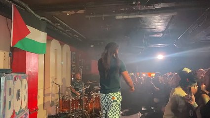 Bob Vylan tell fans to stop 'death to IDF' chants at surprise Soho gig