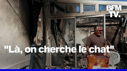 Marseille: ils retrouvent leurs logements détruits après l'incendie