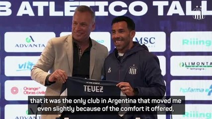 Tevez happy to be back coaching with Talleres
