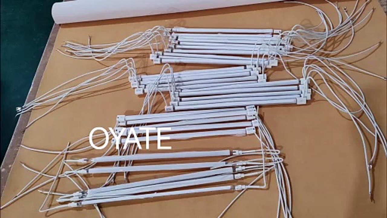 390mm 3500w 400v white reflected quartz infrared heating lamps ir heater for blowing machine